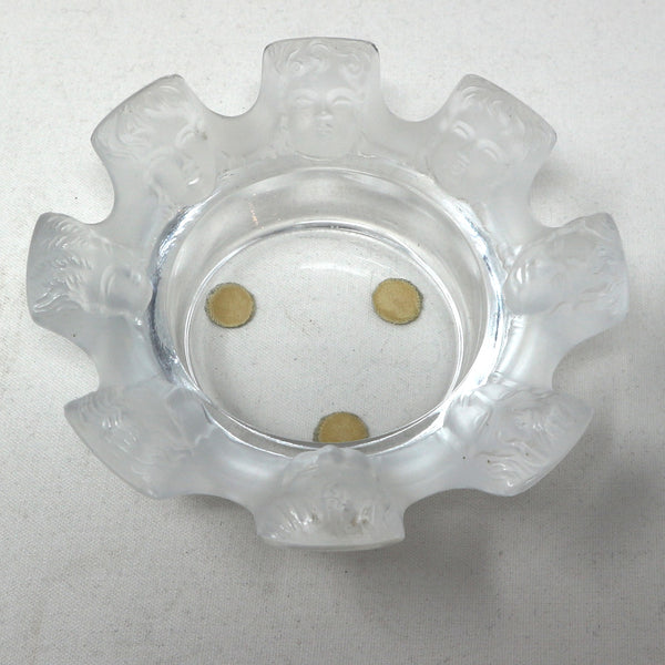 Lalique France Saint Nicholas Crystal Ashtray/Trinket