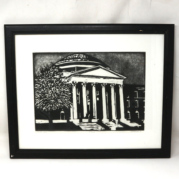 Framed Signed Limited-Edition Dallas Hall 203/250