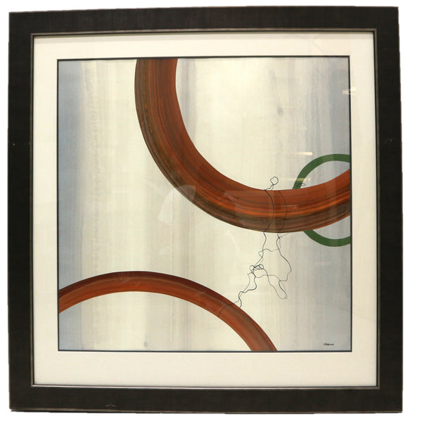 “Untitled” by Charon Framed Acrylic on Paper