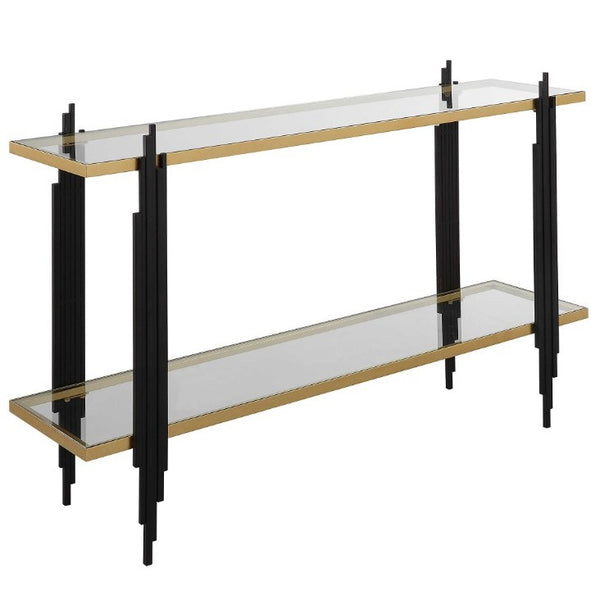 Uttermost Empire Cityscape Console Table