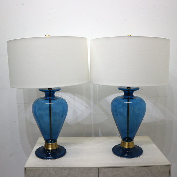 Pair Currey & Company Aladdin Lamps