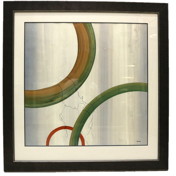 “Untitled” by Charon Framed Acrylic on Paper