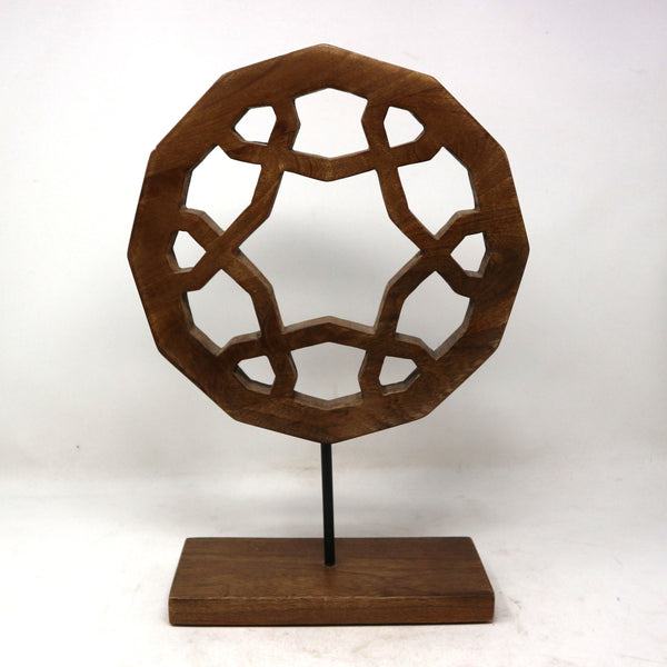 Round Wood Sculpture