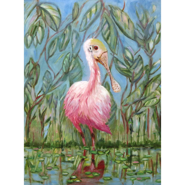 “The Early Bird” by Debbie Daise Oil on Canvas