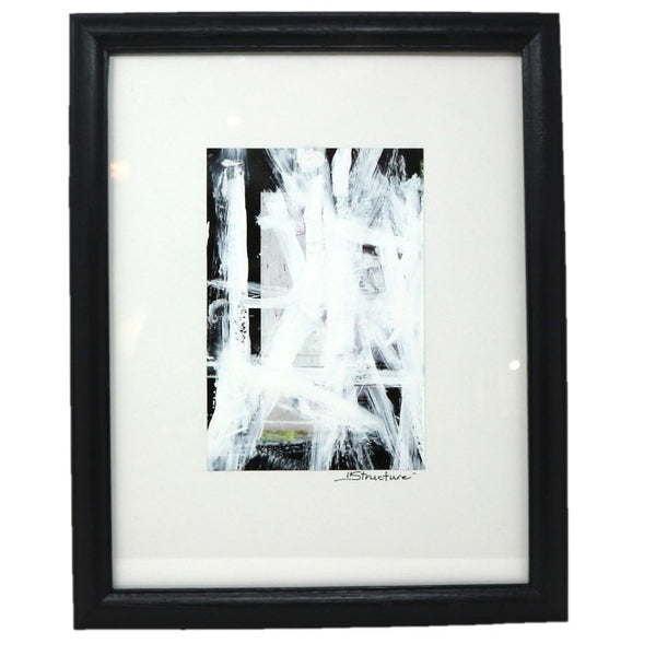 "Structure" Original Art Framed Acrylic on Paper