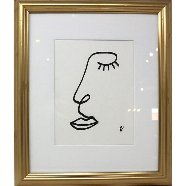 “Sleeper!” Original Art Framed Ink on Paper