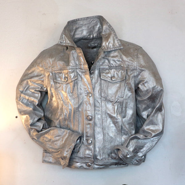 Silver Jean Jacket Sculpture by D. Kienast