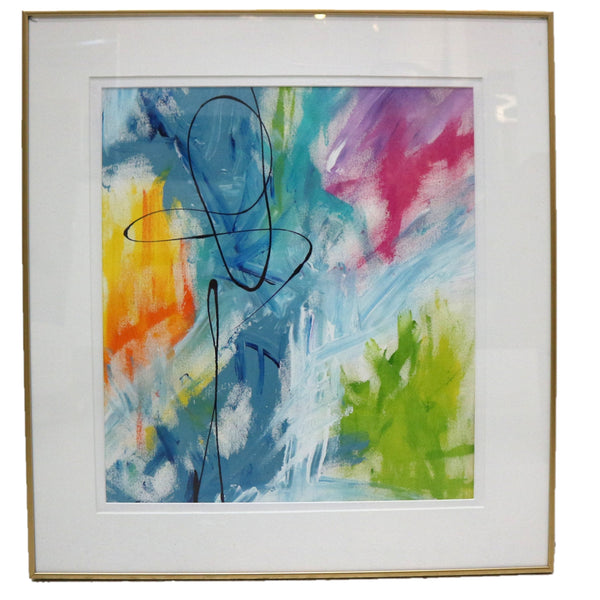 “Splash!” Framed Original Acrylic on Canvas