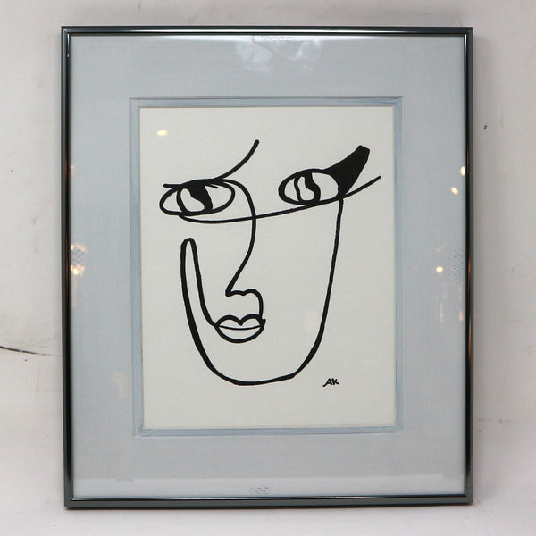 “Wears Prada” Framed Original Ink on Paper