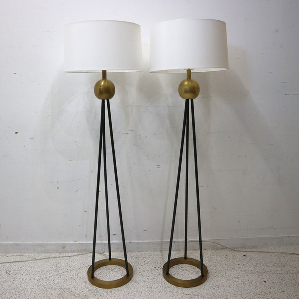Pair of Arteriors Hadley Floor Lamps