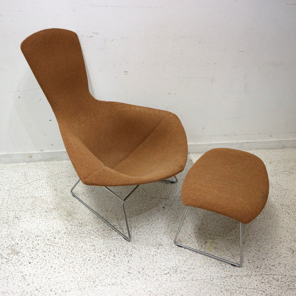 Vintage Knoll Bertoia Bird Chair with Ottoman "as-is"