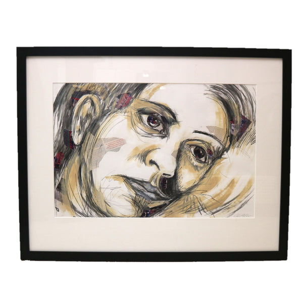 “Untitled” Mixed Media on Paper Signed