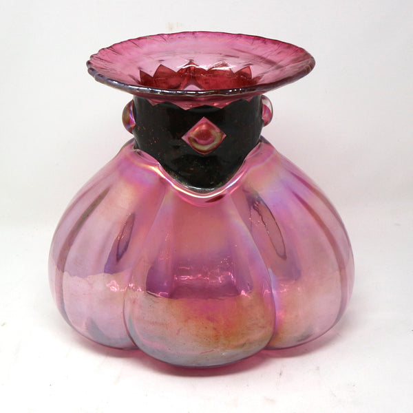 Iridescent Pink Vase