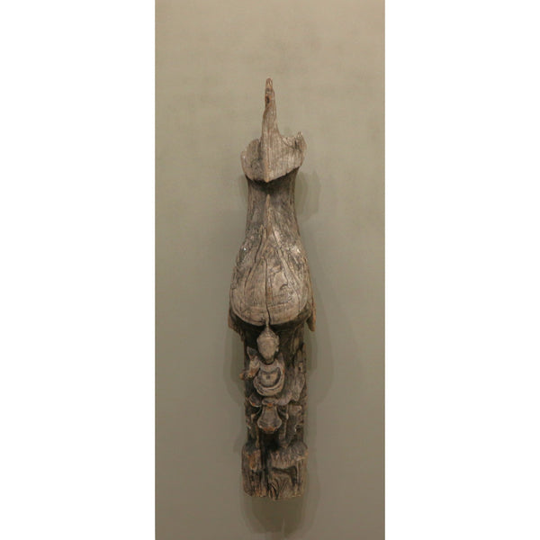 Antique Indonesian Carved Wood Ship Figurehead