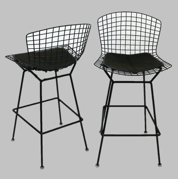 Pair of Vintage Knoll Bertoia Bar Stools