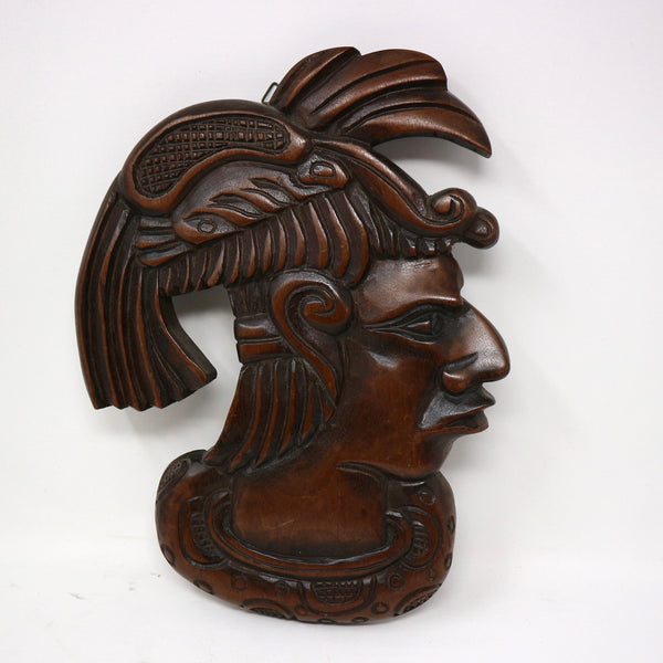 Mayan Carved Wood Mask - Honduras