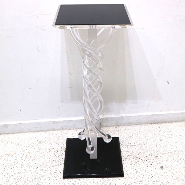 Shlomi Haziza Twisted Lucite Pedestal