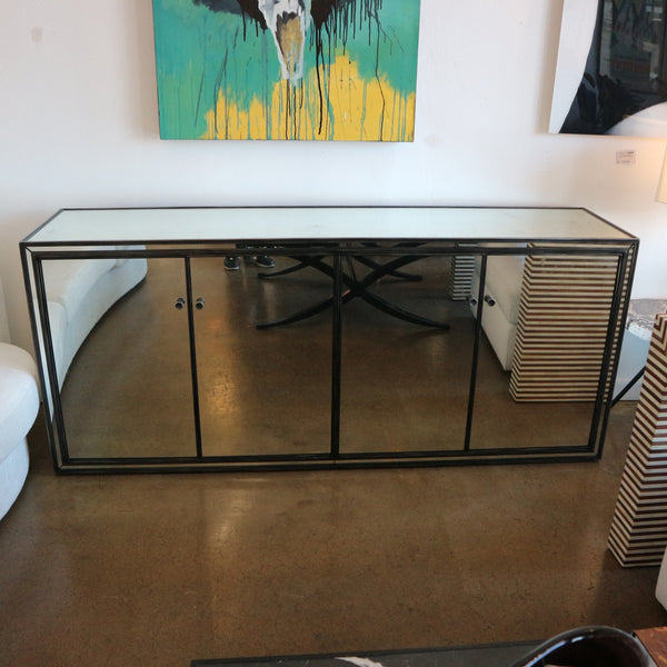 RH Strand Mirrored 4-Door Sideboard