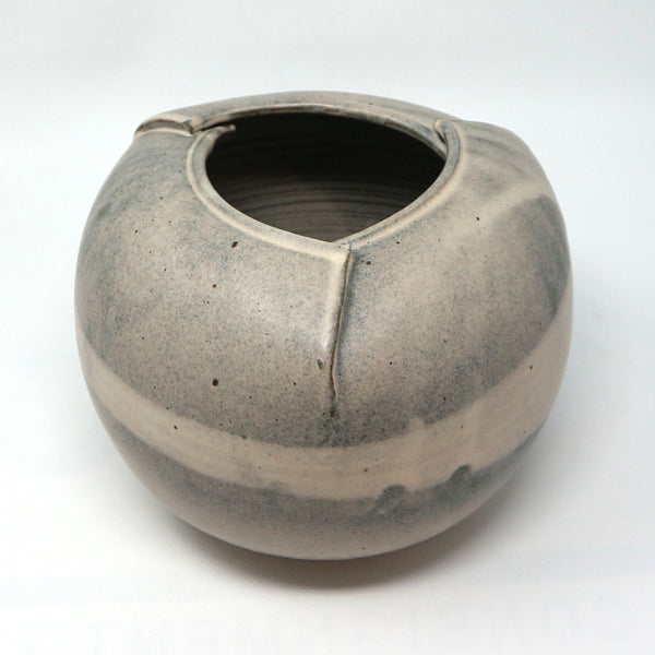 Ceramic Boule Pottery Vase -Signed