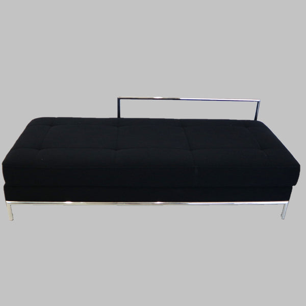 Eileen Gray Black & Chrome Daybed