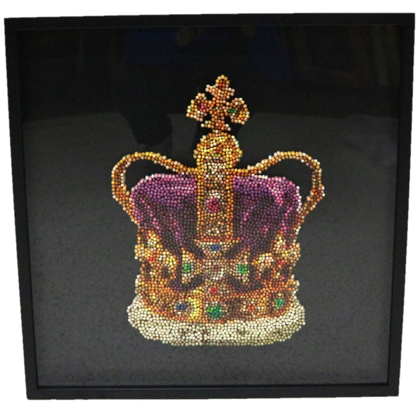 “The Crown” by Alfonso Beleno Oil Pills in Shadow Box