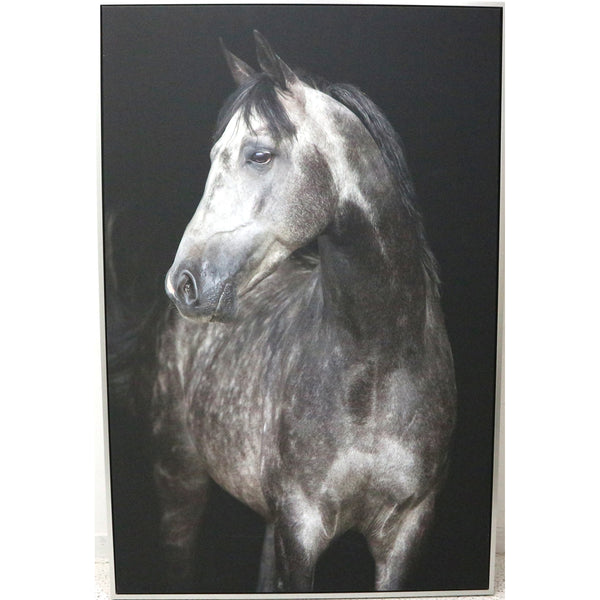 Amren Wall Art Grey Spotted Horse Print