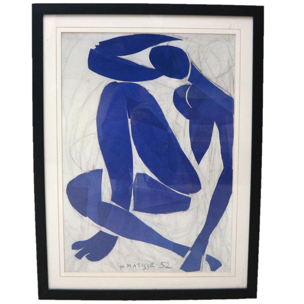 “Blue Nude IV” by Matisse Print