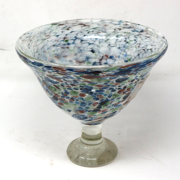 Art Glass Footed Bowl