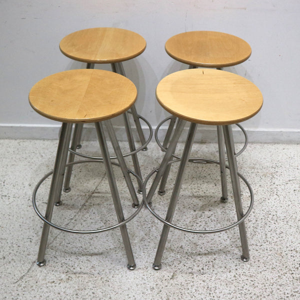 Set of 4 Bulthaup German Kitchen Stools