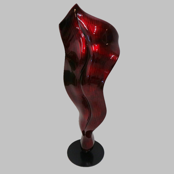 Red Motion Sculpture by Hebi Arts