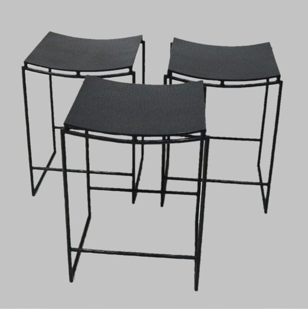 Set of 3 Arteriors Jerome Counter Stools