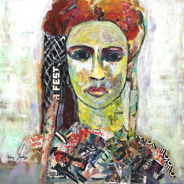 "Mahoghely" by Irma Ramirez Acrylic on Canvas