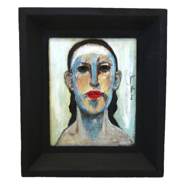 “Trigo” by Irma Ramirez Framed Acryluc on Board