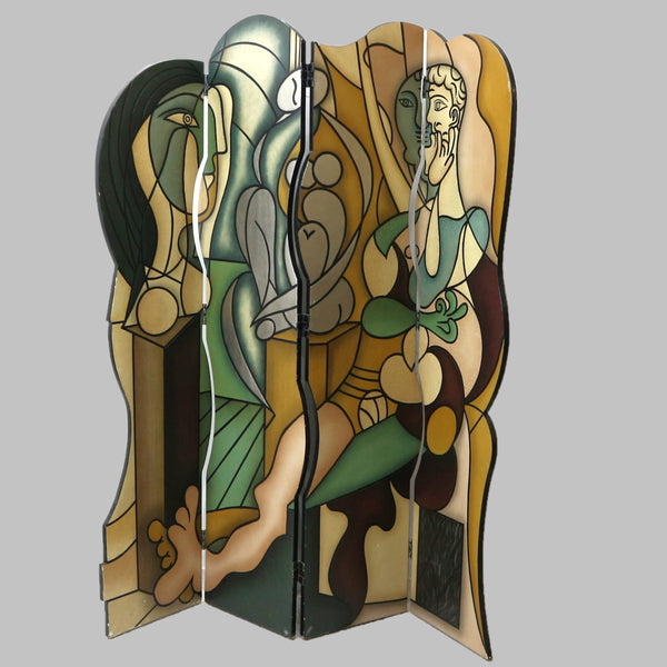 After Picasso Folding Screen 4 Panel