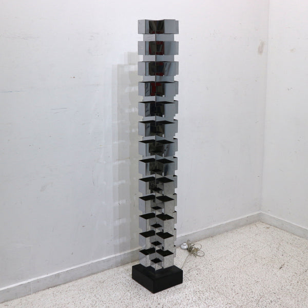 MCM Curtis Jere Skyscraper Floor Lamp "as-is"