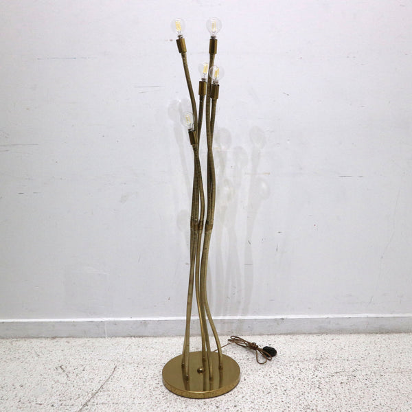 Vintage Gold 5-Arm Floor Lamp