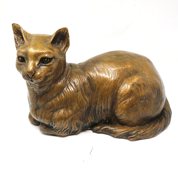 Vintage Large Bronze Cat