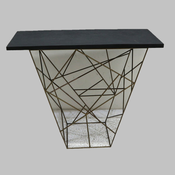 Arteriors Liev Marble & Iron Console