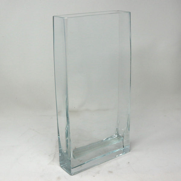 Tall Rectangular Glass Vase