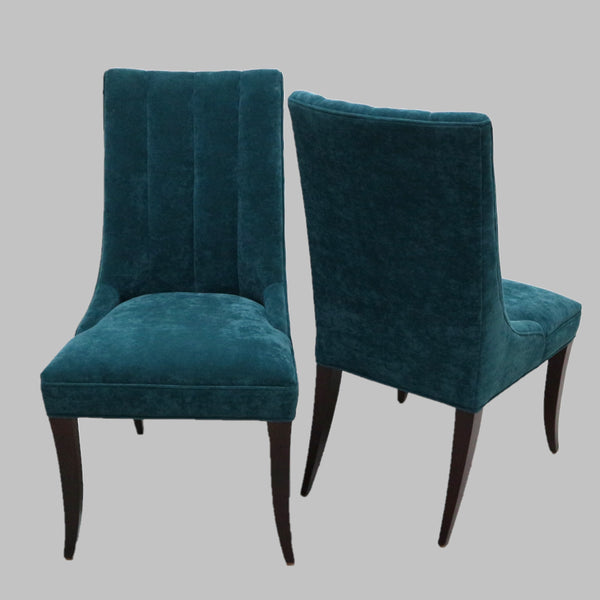 Set of 4 Precedent Nora Side Chairs in Blue