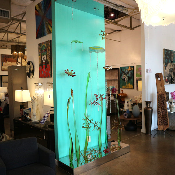 Preciosa Handblown Glass Aquarium Installation