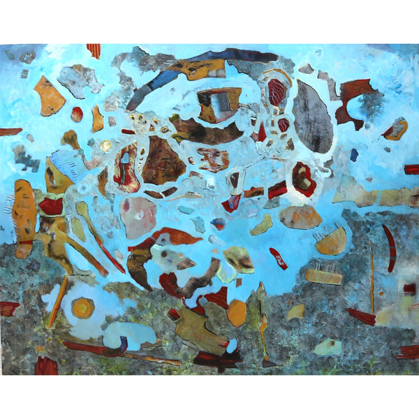 “Whirlwind” by Keiko Gozalez Acrylic on Panel