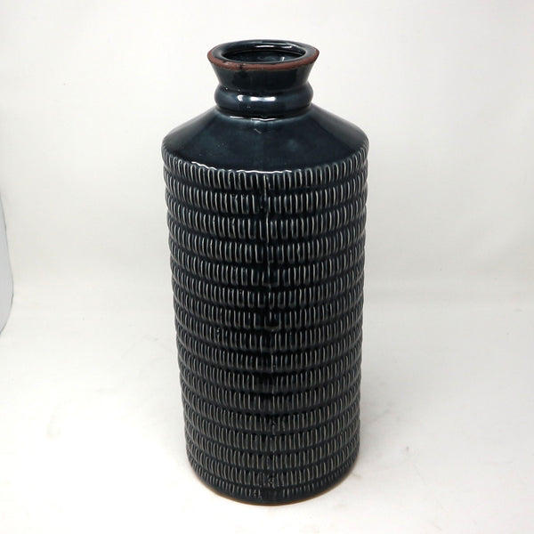 Alston Glossy Black Ceramic Vase