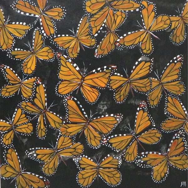 “Monarch I” by Jessica Medina Acrylic on Canvas