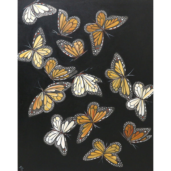 “Monarch II” by Jessica Medina Acrylic on Canvas