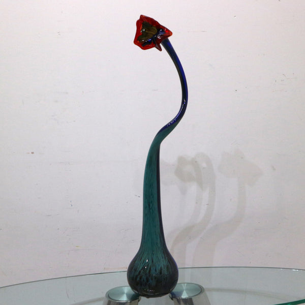 Handblown Ryhno Art Glass Vase