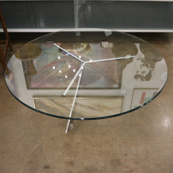 Brueton Crystal Round Coffee Table
