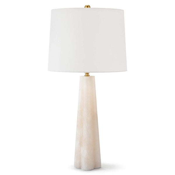 Regina Andrews Quatrefoil Alabaster Lamp