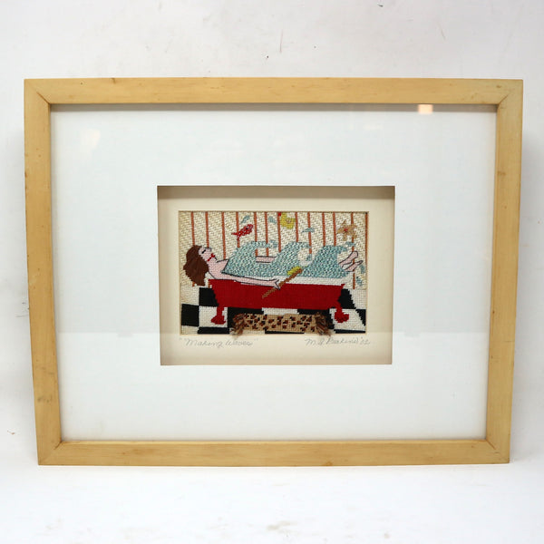 “Making Waves” by M.S. Deakin’s Framed Cross Stitch