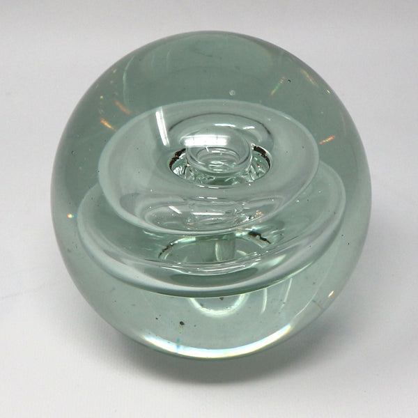 Simon Pierce Round Glass Ball Paperweight